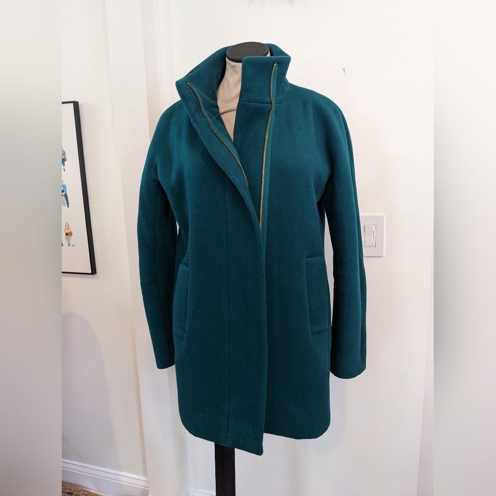 J.Crew Green Wool Women's Jacket